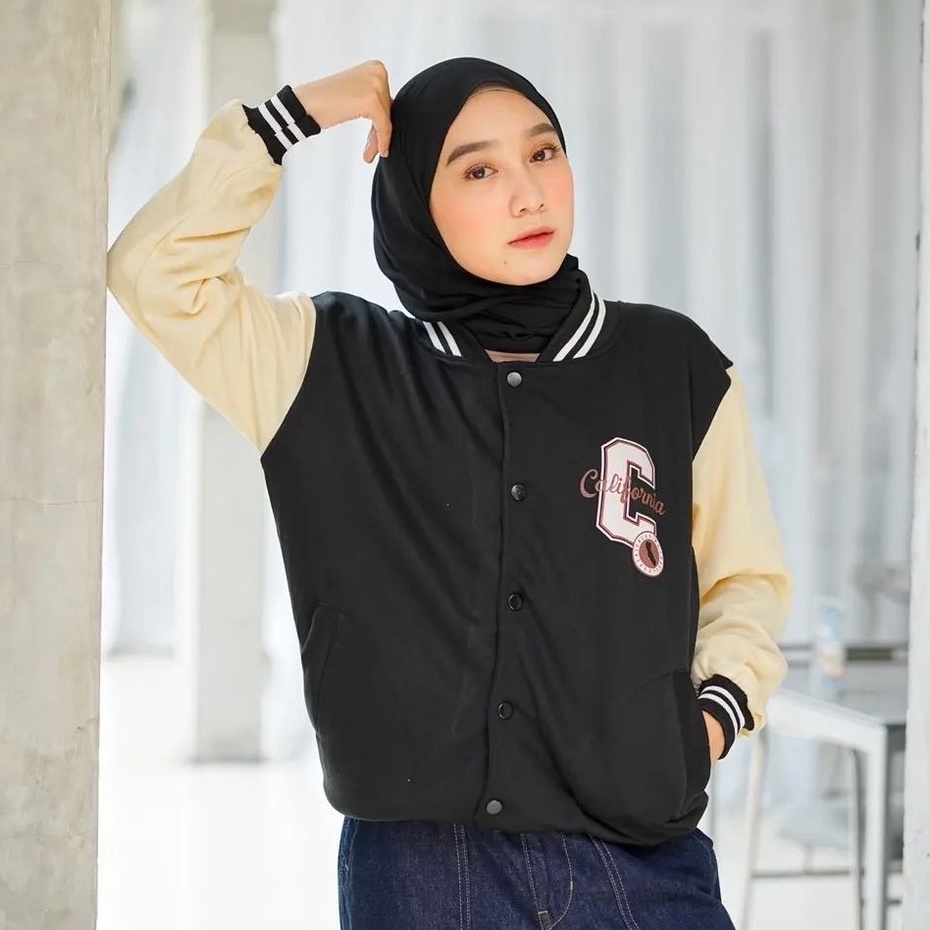 Public - C California Baseball - Jaket Baseball Unisex