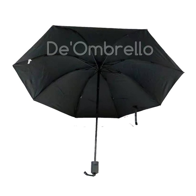 (521)Payung Fancy Motif Bunga Rose Dalam Hitam Anti UV/PREMIUM UMBRELLA