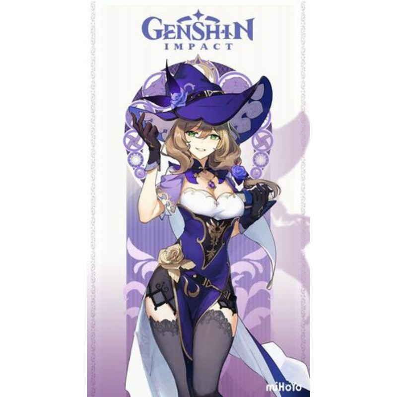 COSTUME COSPLAY  GENSHIN IMPACT - LISA MONA NINGGUANG NOELLA