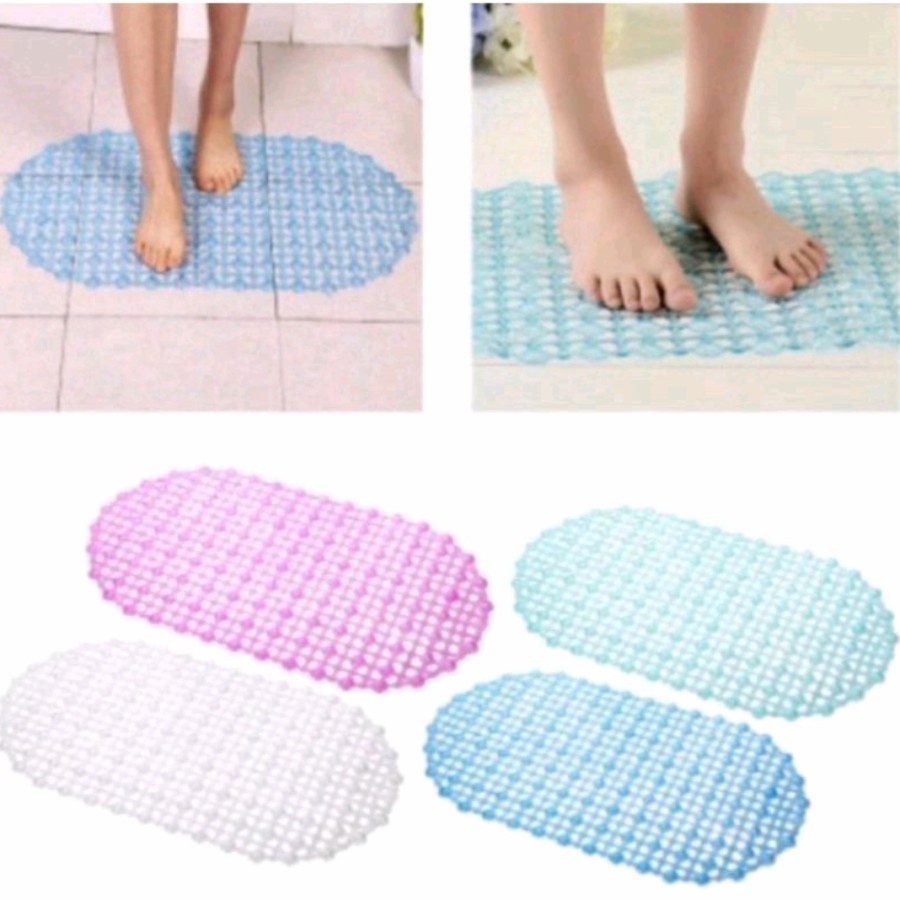 KESET KAMAR MANDI ANTI SLIP KARET BATH MAT / TOILET/KESET LANTAI best