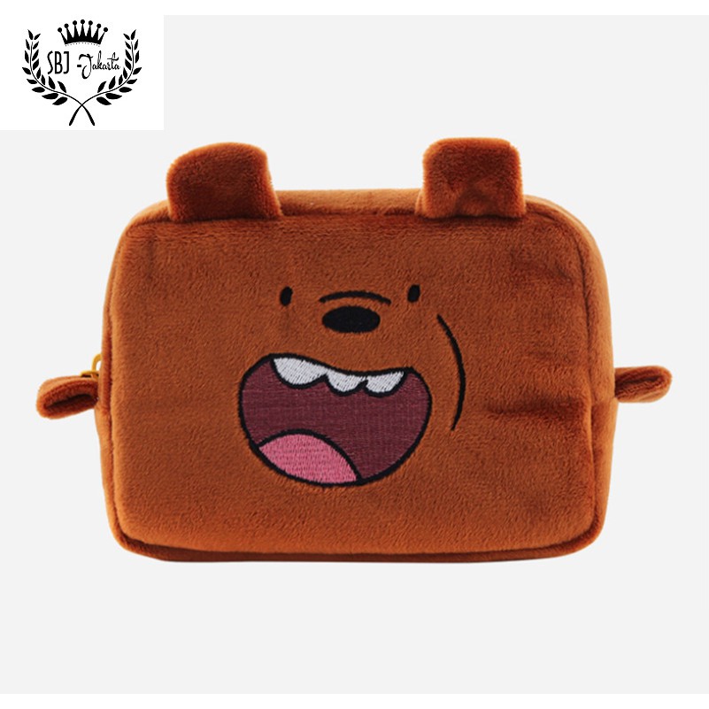 Tas Multifungsi Kartun / Travel Organizer / Tas Kosmetik We Bare Bear