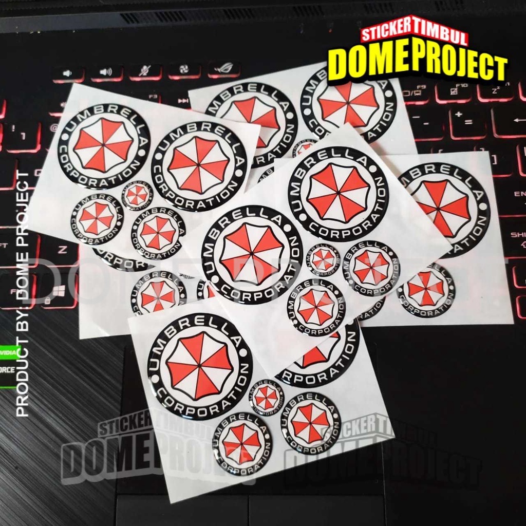 STIKER MOTOR TIMBUL EMBLEM LOGO UMBRELLA YAMAHA AEROX NMAX LEXI SET AESTHETIC KEREN