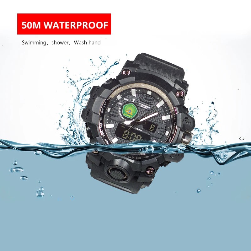 (Istimewa Bossque) Jam PAGAR NUSA - NU DT Full Black (Exclusive)