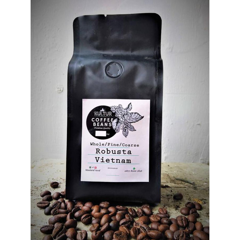 

COFFEE BEAN BIJI KOPI ROBUSTA VIETNAM 100 GR