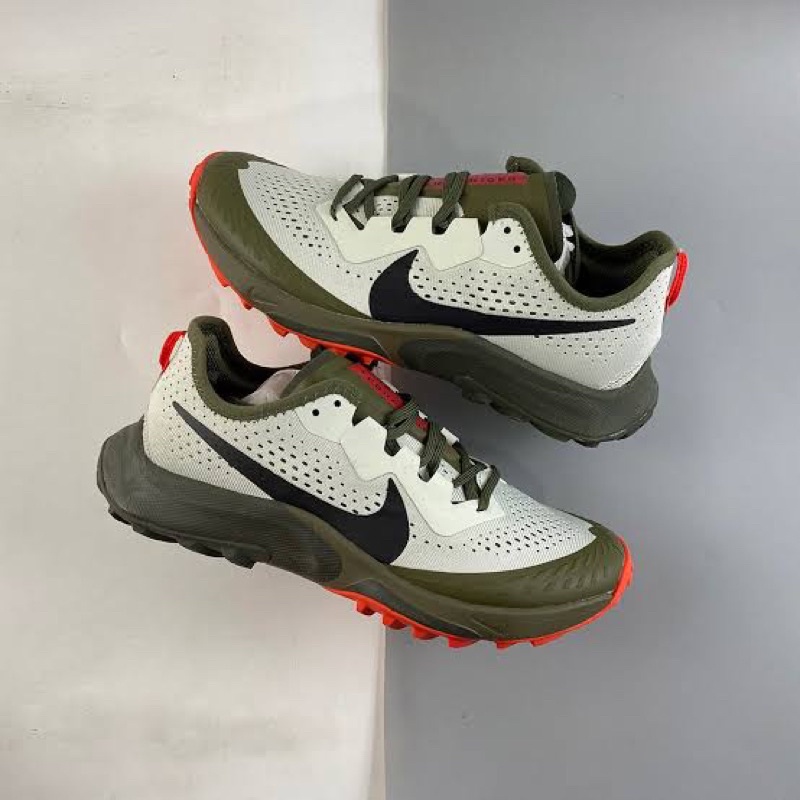 Sepatu Nike Air zoom Terra Kiger 7 &quot;Black white&quot; premium original sepatu pria