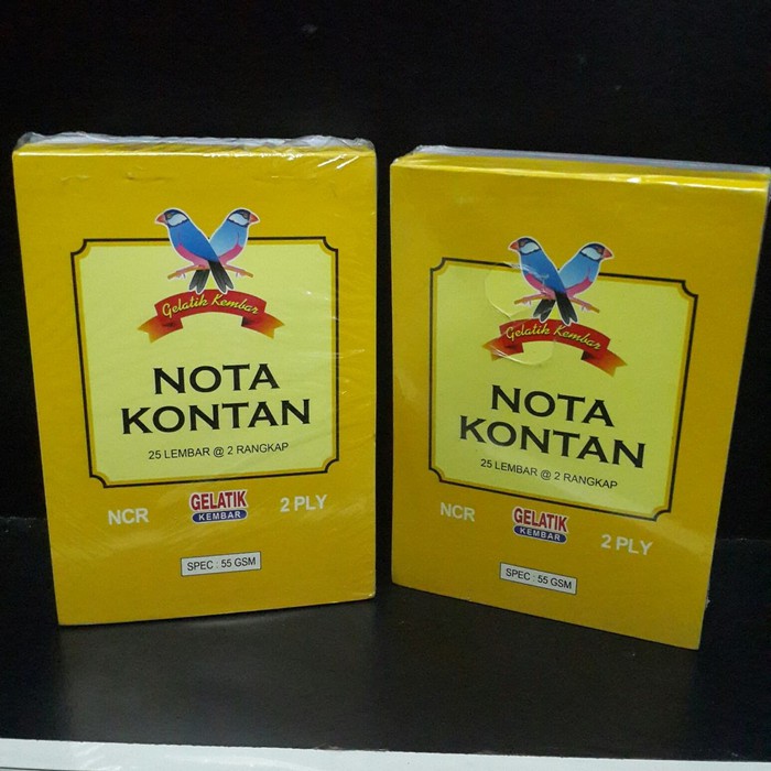 

Nota NCR Gelatik 2Ply