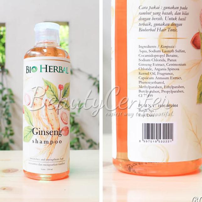 Bio Herbal Shampoo / Bio Herbal Ginseng Shampoo Bpom