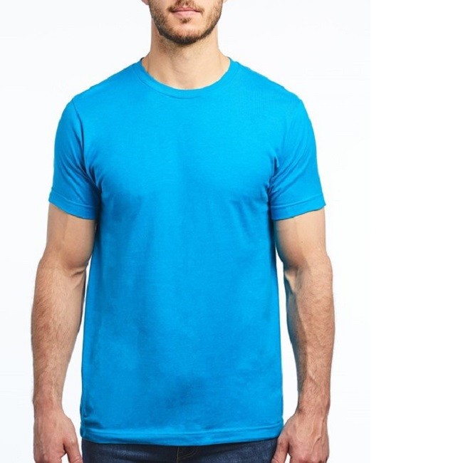 T SHIRT-ROUND NECK BLUE By Ling-Mei