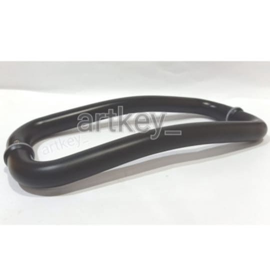 Handle pintu Kaca &amp; Alumunium model C / BLACK as 30 cm