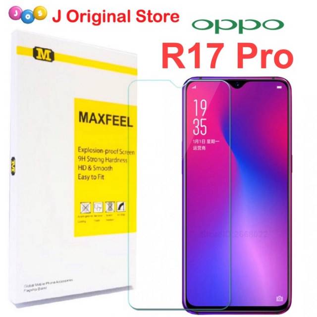 MAXFEEL Tempered Glass OPPO R17 pro OPPO R17 PRO Clear Glass