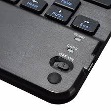 JP118 59-key Ultra-slim Thin Mini Bluetooth Keyboard Touchpad Panel