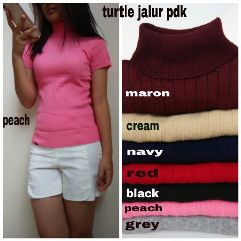 BLOUSE TURTLE JALUR LENGAN PENDEK