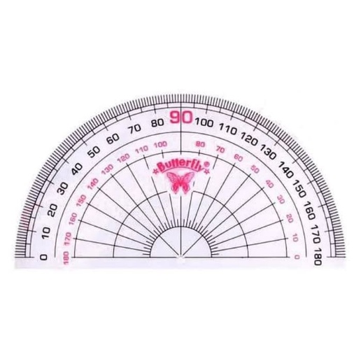 

Penggaris Busur Butterfly 180 Derajat atk