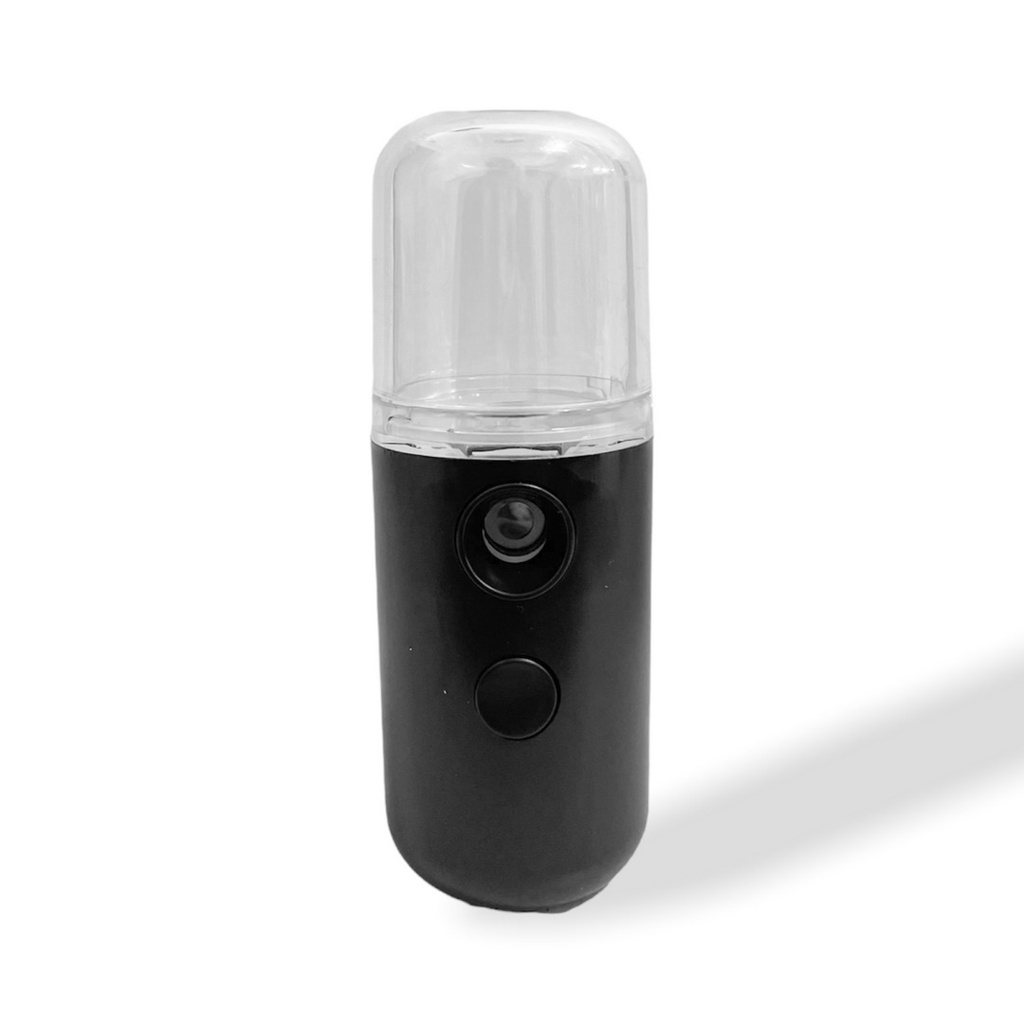 Nano Spray Portable ,Mini Facial Humidifier Nano,Bisa Untuk DISINFEKTAN AROMA TERAPI mini nano nano spray wajah Face Mist Sprayer Pelembab USB Humidifier Mini Portable-HITAM POLOS