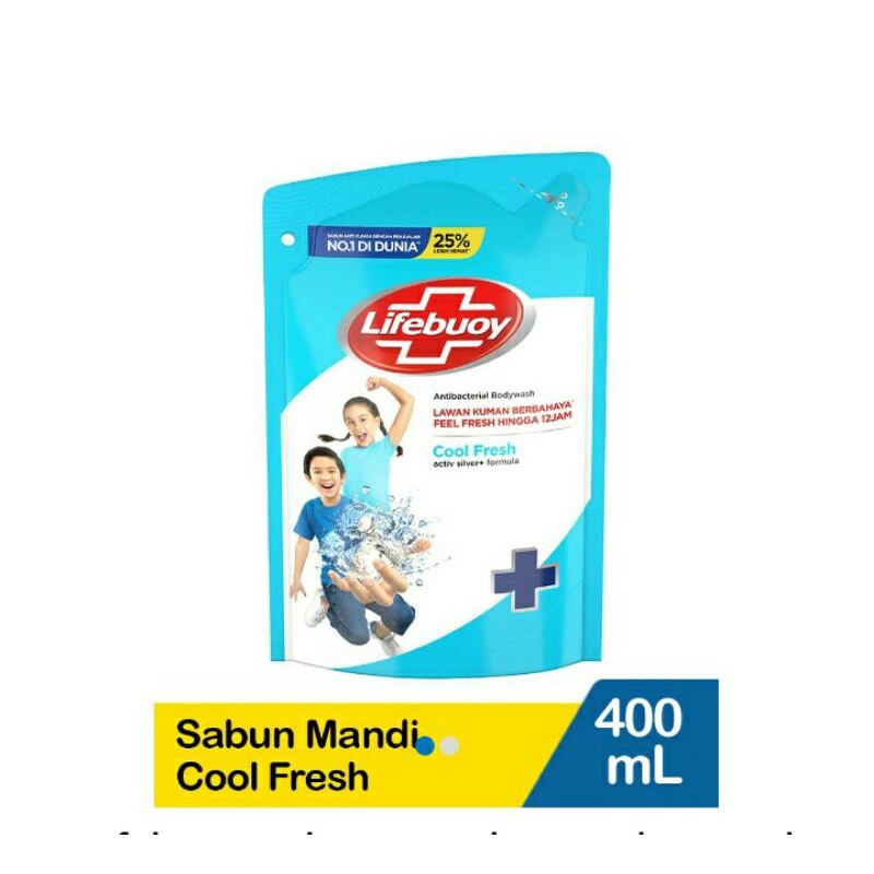 Lifebuoy Sabun Mandi Cair Cool Fresh 400ml