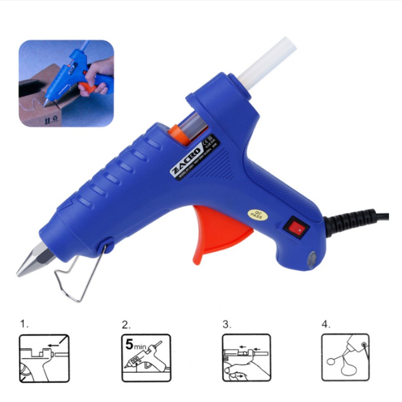 Alat Lem Tembak Glue Gun ON OFF 220V 20W Langsung Pakai