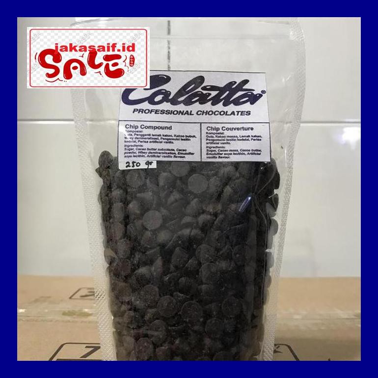 

Jak5D0Yh Coklat Chip / Chocolate Chip Compound Colatta Repack 250 Gram D50Jaks