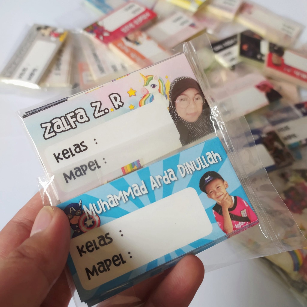 

Sticker Buku Pelajaran Anak Sekolah Custom Foto