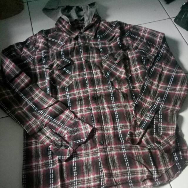 Flanel Spinash kemeja preloved