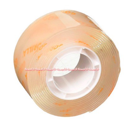 Gorilla Mounting Tape Tough &amp; Clear 1.5m Isolasi Untuk Plastik Double Tape Bening Kuat Gorila Dabeltape Dabel Tep Gorila