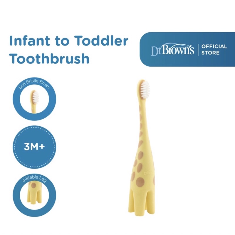 Dr.Brown’s infant-to-toddler toothbrush