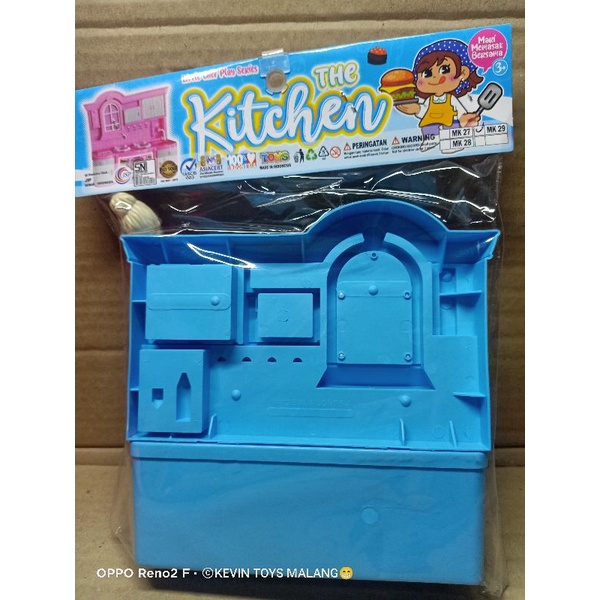 MK 29 MAINAN KITCHEN SET LENGKAP DENGAN BONEKA DAN BUAH BUAHAN / THE KITCHEN COOK LITTLE CHEF PLAY SERIES