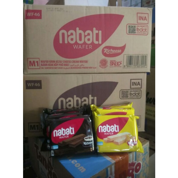 

1 DUS RICHEESE NABATI 50 GRAM,ISI 60PCS,BISA CAMPUR RASA