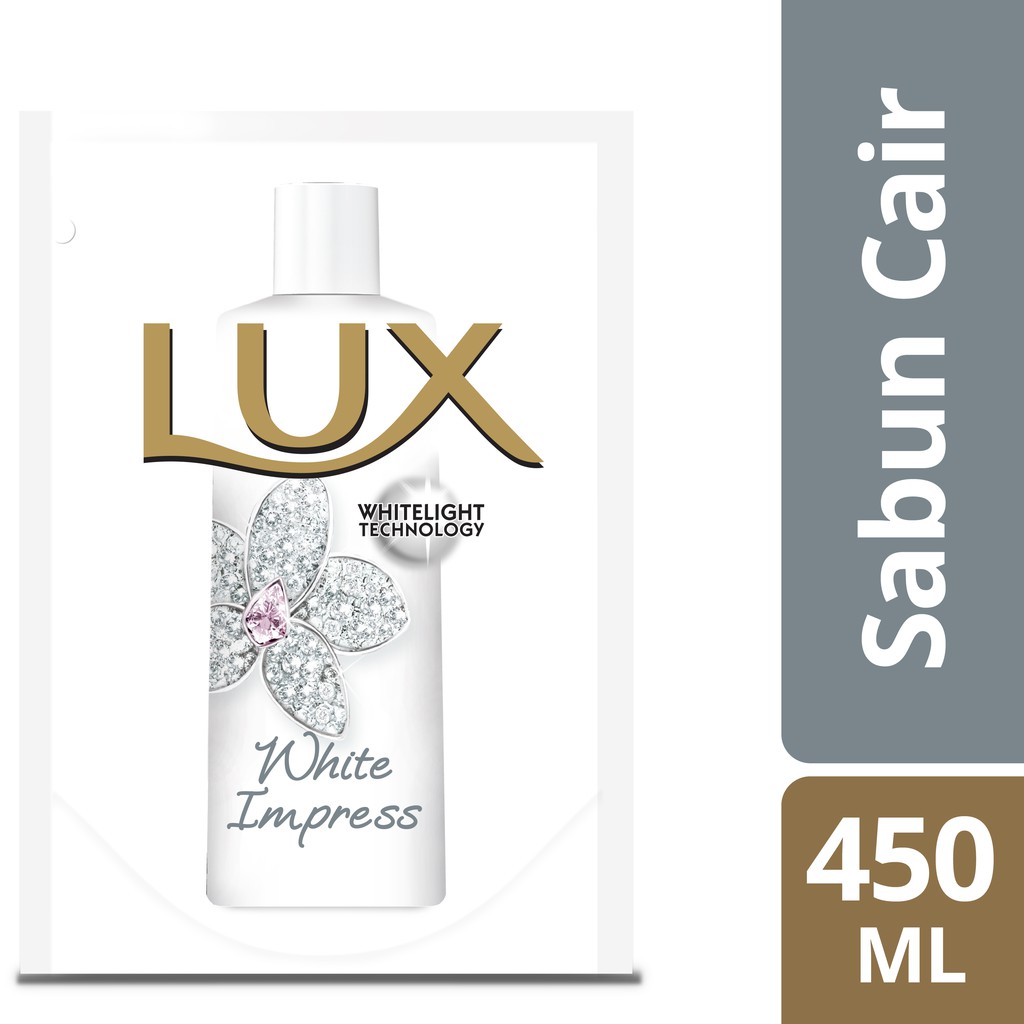 LUX SABUN KECANTIKAN LUX WHITE IMPRESS REFILL 450ML
