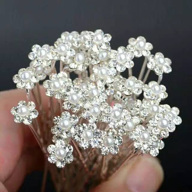 Hairpin Tusuk Konde Tusuk Sanggul Aksesoris Sanggul Rambut Bridal Pengantin Import