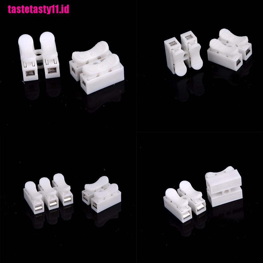 【TTID】10Pcs Electrical Cable Connectors Quick Splice Lock Wire Terminals Self L