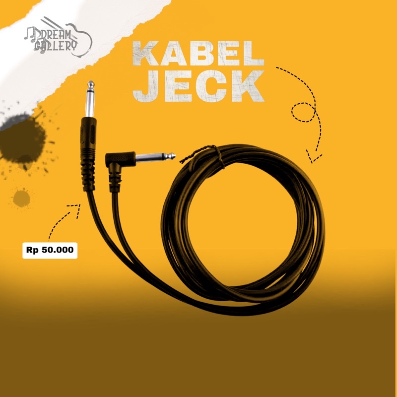 kabel jek Gitar akustik/listrik