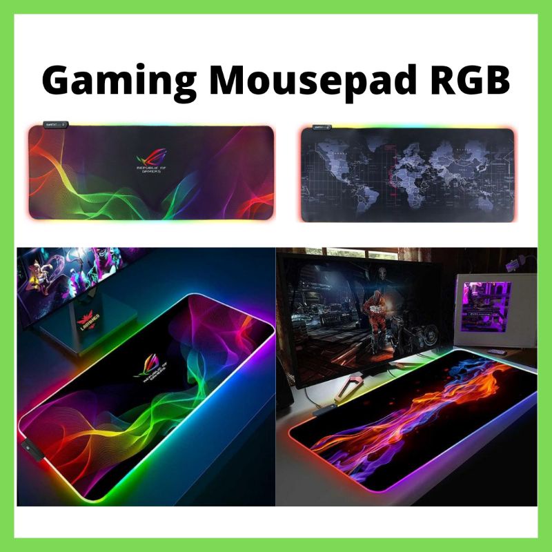 PROMO Gaming Mouse Pad RGB LED Keren