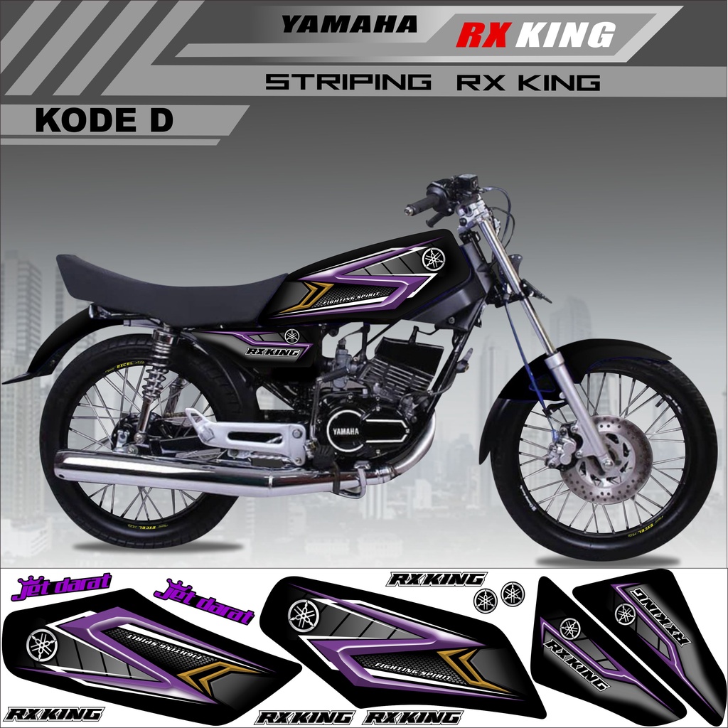 Sticker Striping Rx King Variasi Stiker Rx King Variasi Kode D