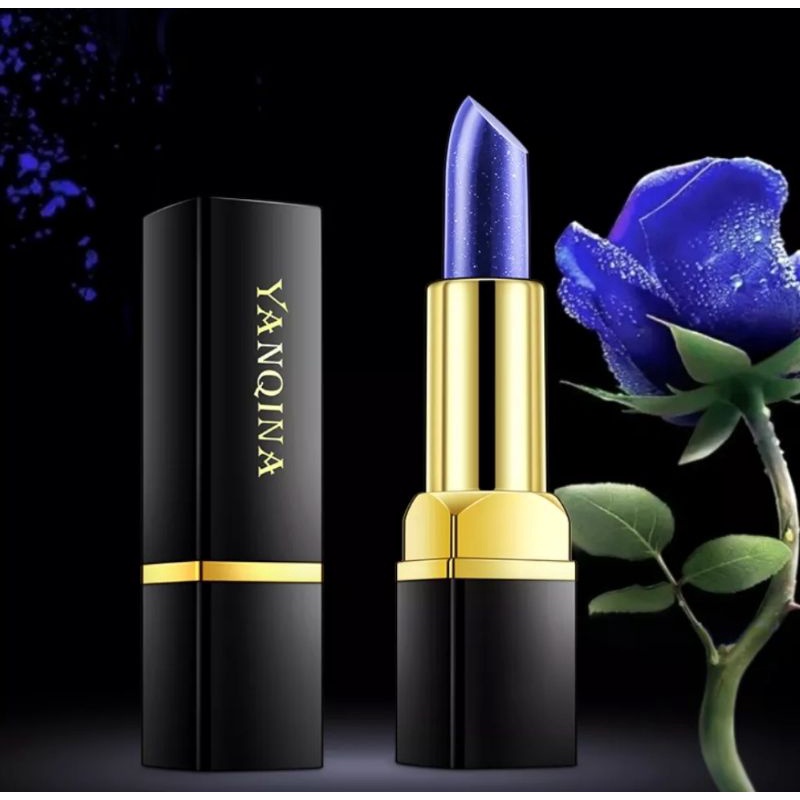 LIPSTICK BERUBAH WARNA BLUE ROSE TIDAK PUDAR TAHAN AIR LIPSTICK PELEMBAB