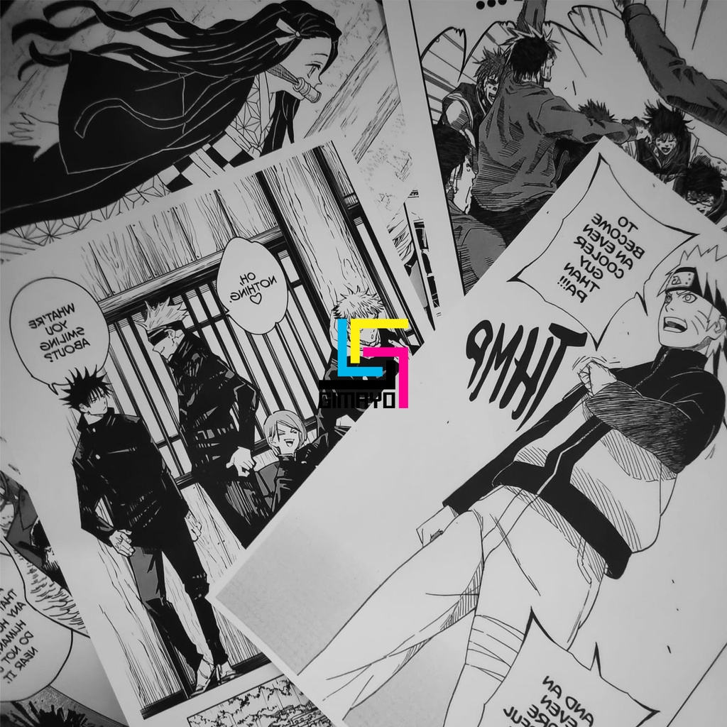 Poster Anime Manga Wall HVS Komik Custom Request-3