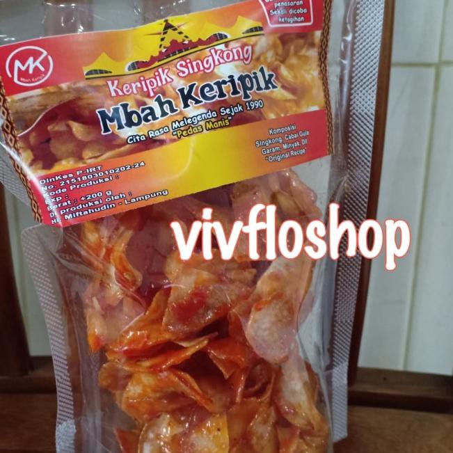 

┘^ Keripik Singkong Balado Mbah Keripik Asli Lampung (200 gram) ┘