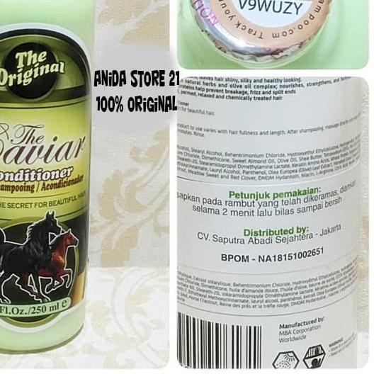 ☀ Caviar Conditioner ORIGINAL Shampo Penumbuh Rambut 100% Shampo Kuda ➯