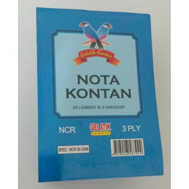 

Nota Kontan Gelatik 3ply