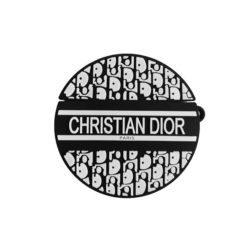 Arlinrani AIRPODS CASE 1 2 3 Pro Christian Dior Soft Silicon