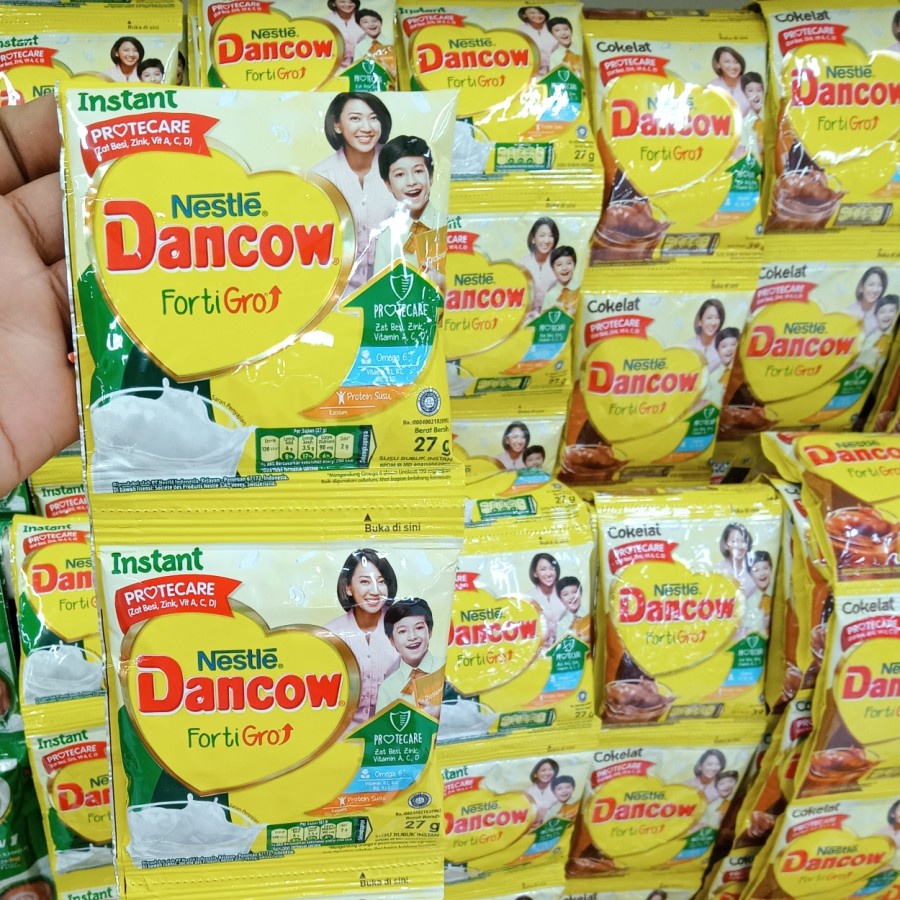 

Susu Dancow Sachet Fortigrow Bubuk Coklat Instant