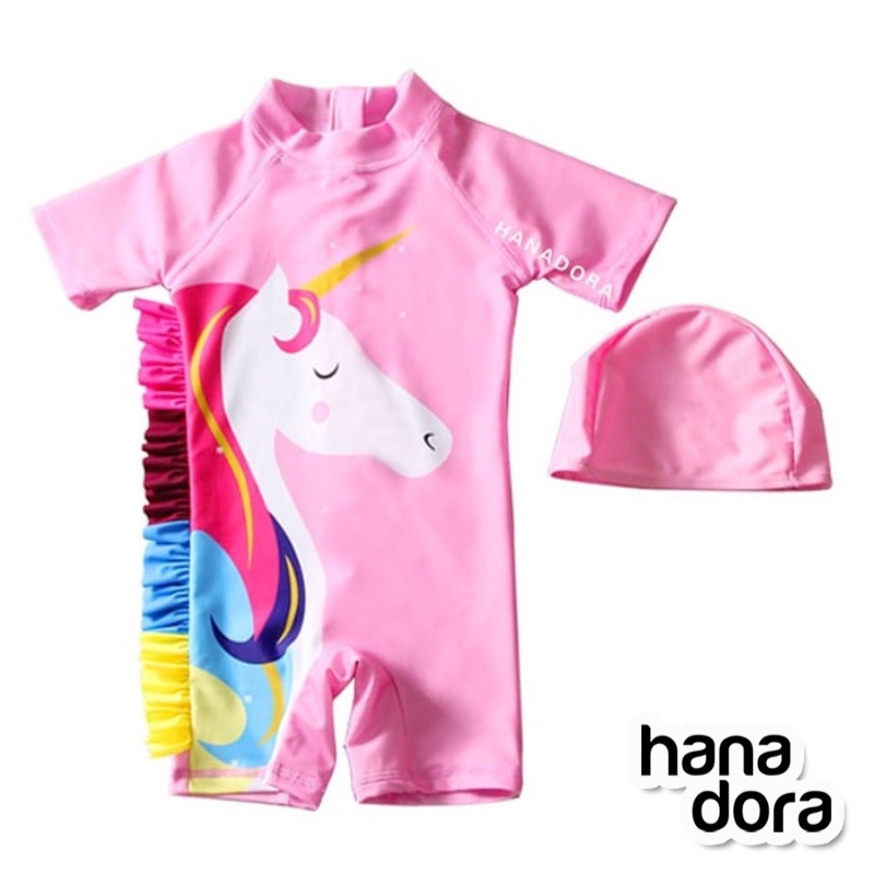 Swimming Suit SW08 - Unicorn Pink