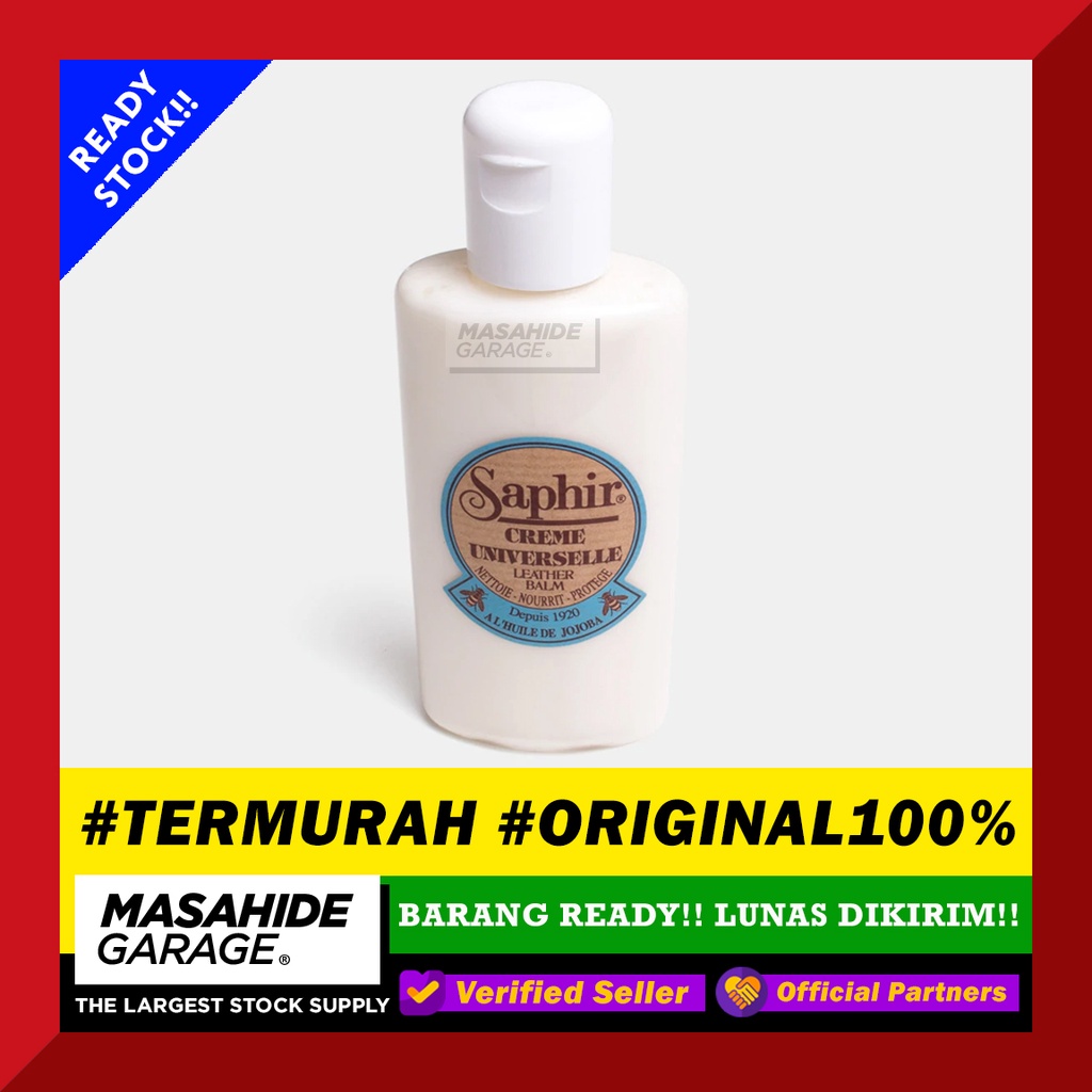 TERMURAH Saphir Creme Universelle All Purpose Perawatan Kulit Leather Care Original Made in France