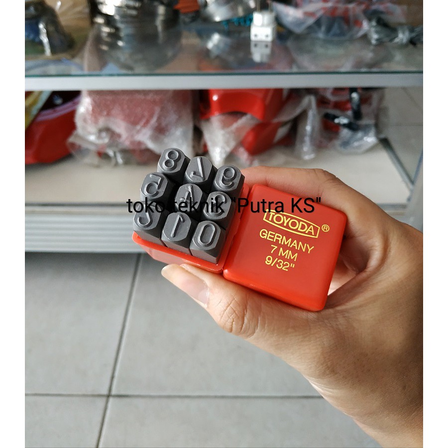Alat Ketok Angka 7mm Made In Germany
