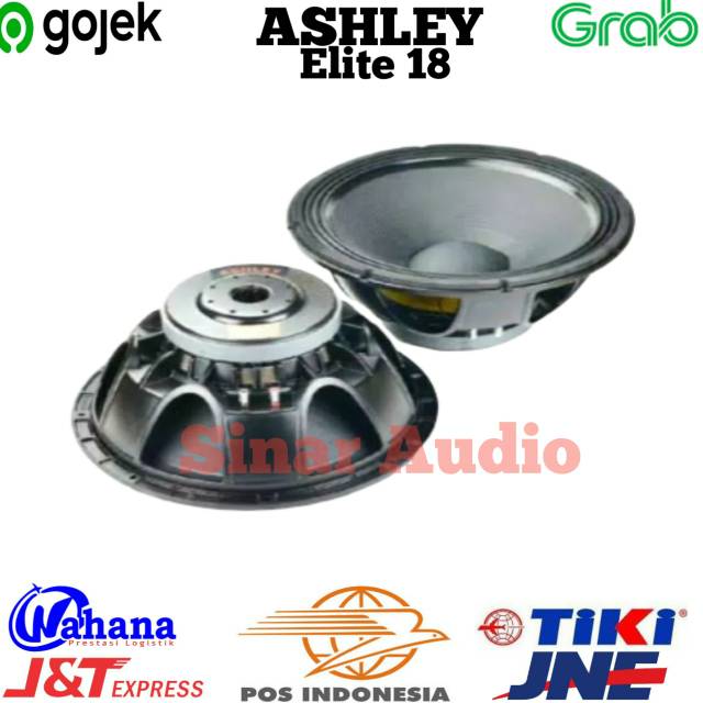 Speaker Component Ashley Elite 18 TURBO Woofer 18 inch 1000 Watt