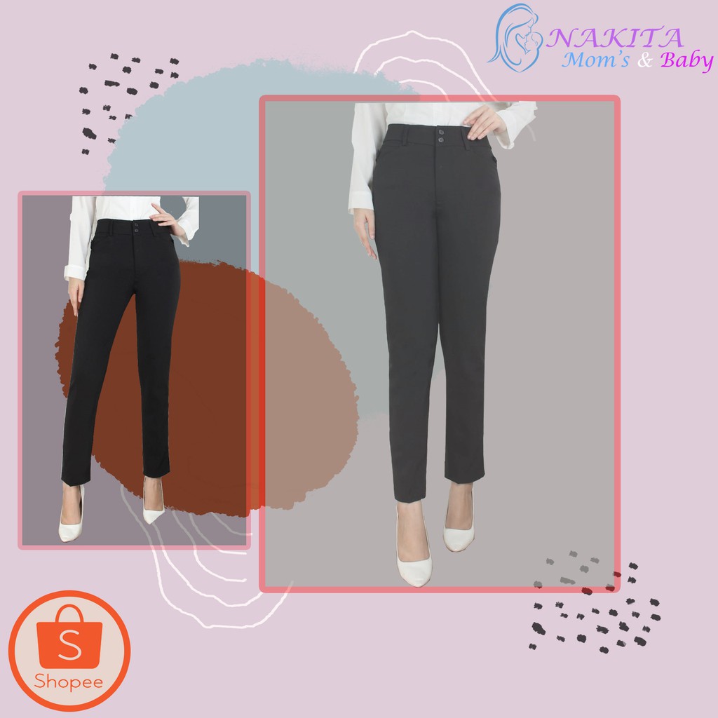  Celana  Panjang Wanita  Kerja Kantor Wanita  Formal Shopee 