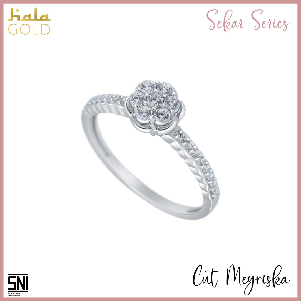 

Cincin Emas Sekar Hala Gold Cut Meyriska Paras Collection 3WZ0936
