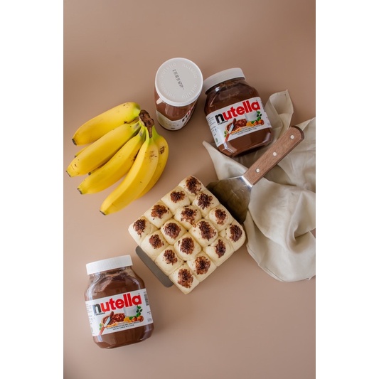 

MadMILK Nutella Banana babybuns (Roti jepang Nutella Banana / Soft buns nutella)