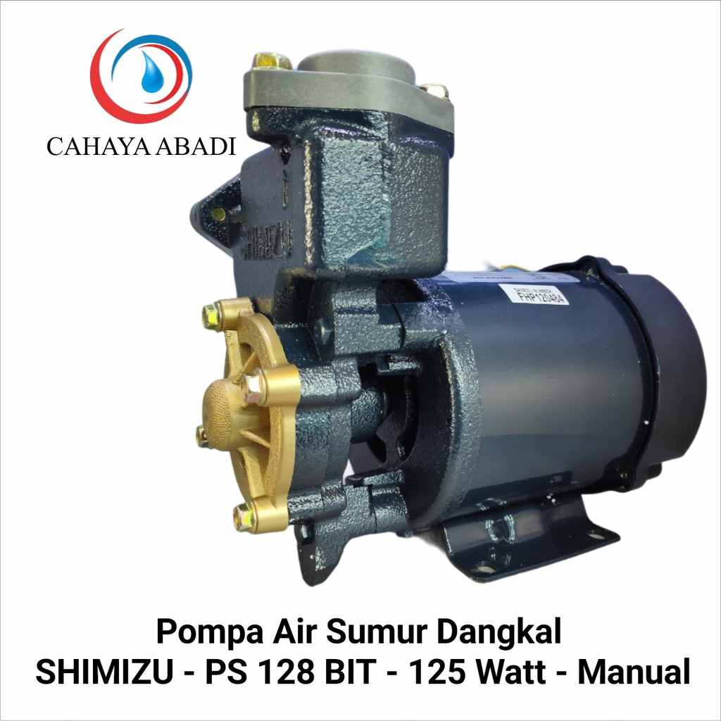 Pompa Air Shimizu Ps 128 Bit 125 Watt Manual Pompa Air Sumur Dangkal Shopee Indonesia