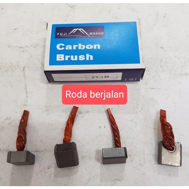Carbon brush, cool stater areng, areng dinamo stater innova, kijang kapsul, 7k, taruna, feroza