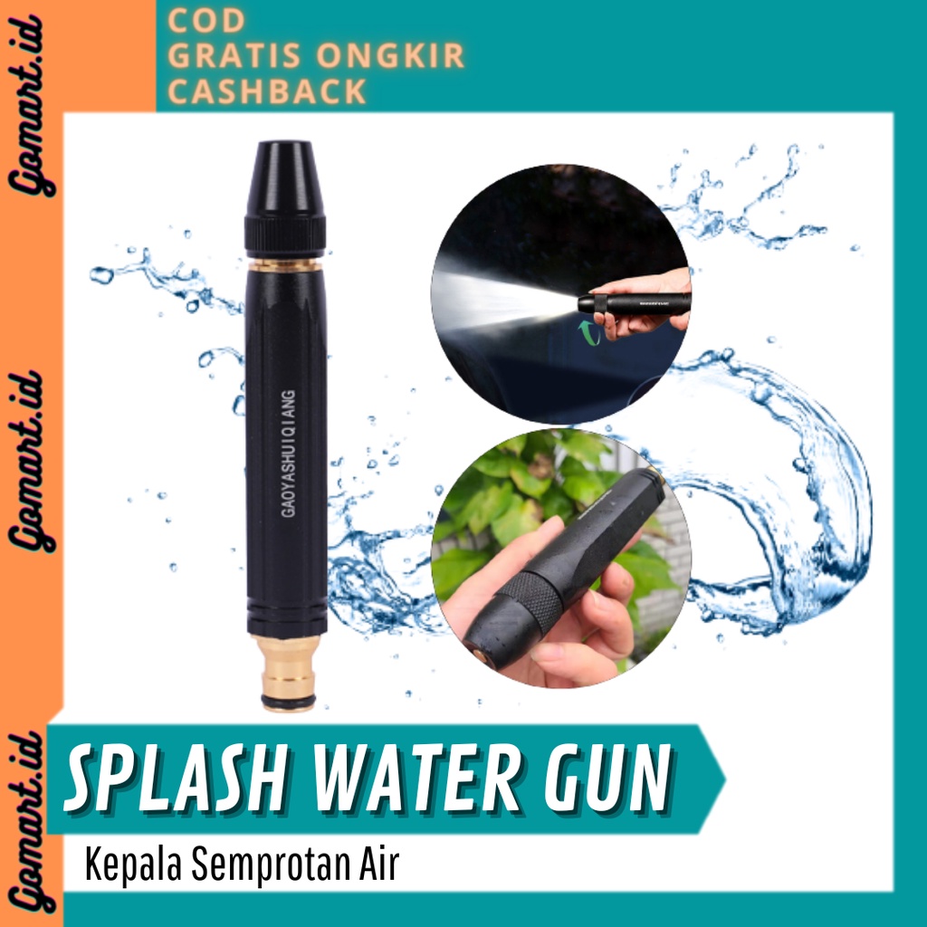 Semprotan Air Kuningan - Semprotan Pistol Air - Nozzle Spray Hose Water Gun